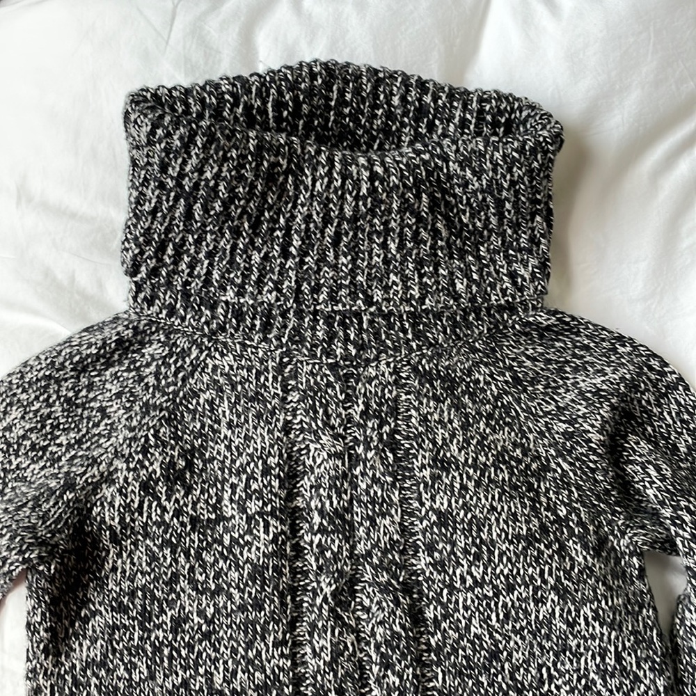 Chunky cowl-neck sweater